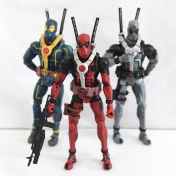 Deadpool X Force Gray Suit Action Figure(OPP bag)