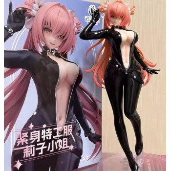 28cm Agent in Tight Suit Miss Riko Figure Soft Touch