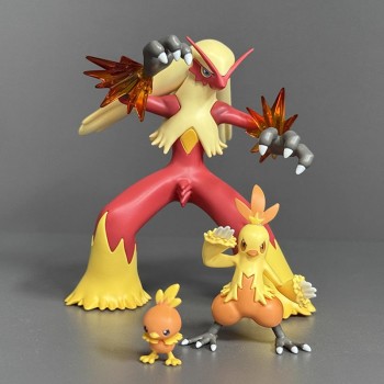 Pokemon Blaziken anime figures set