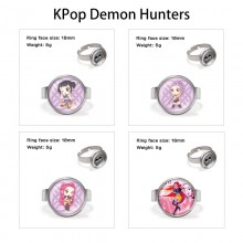 K-POP Demon Hunters anime adjustable rings