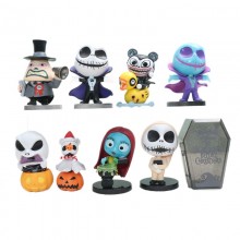 8pcs/set The Nightmare Before Christmas anime figu...