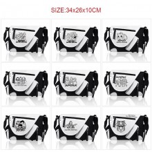 K-POP Demon Hunters PU black white color crossbody...