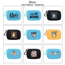 Bluey plush coin purse keychain headphone bag