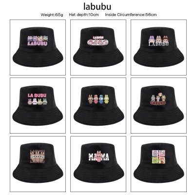 Labubu anime Fisherman Bucket Hat Cap