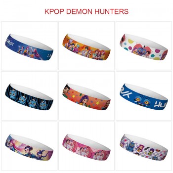 K-POP Demon Hunters sports headbands headwrap sweatband