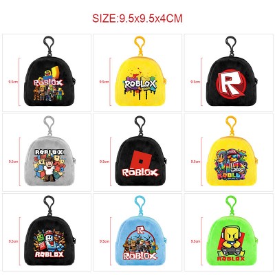 ROBLOX plush coin purse keychain headphone bag