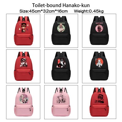 Toilet-bound Hanako-kun anime backpack bags