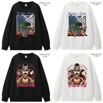 Attack on Titan long sleeve round neck thick cotton hoodies cloth