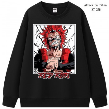 My Hero Academia long sleeve round neck thick cotton hoodies cloth