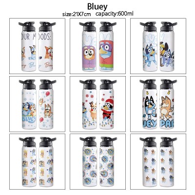 Bluey anime sports aluminum alloy bottle kettle mug