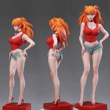 EVA Asuka Langley Soryu Summer Girlfriend School F...