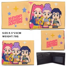 K-POP Demon Hunters anime PVC silicone wallets