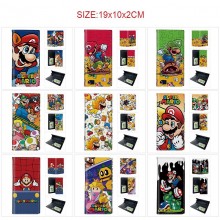 Super Mario PU Long Wallets Purses ID Card Holder