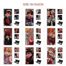 Toilet-bound Hanako-kun PU Long Wallets Purses ID Card Holder