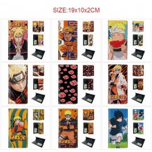 Naruto PU Long Wallets Purses ID Card Holder