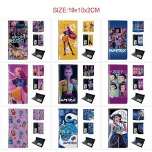 K-POP Demon Hunters PU Long Wallets Purses ID Card...