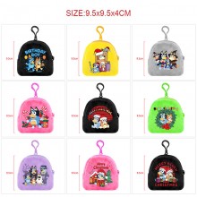 Bluey plush coin purse keychain headphone bag