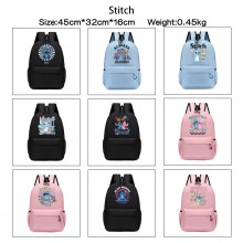 Stitch anime backpack bags