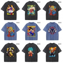 Dragon Ball anime short sleeve wash water worn-out...