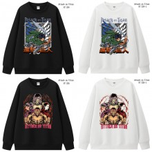 Attack on Titan long sleeve round neck thick cotton hoodies cloth