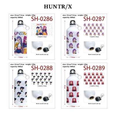 K-POP Demon Hunters Aluminum Water Bottle Drinking Cup