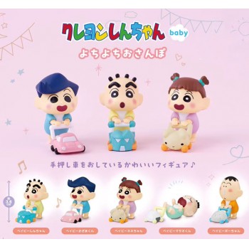 5pcs/set Crayon Shin-chan Gashapons Anime Figures