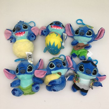 12cm Stitch plush dolls set(6pcs a set)