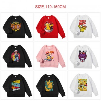 Pokemon Kids Crewneck Sweatshirt Hoodies
