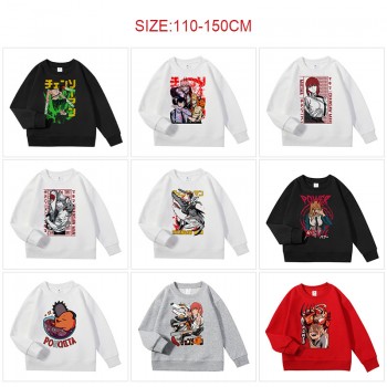 Chainsaw Man Kids Crewneck Sweatshirt Hoodies