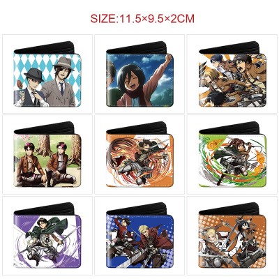 Attack on Titan anime wallet purse