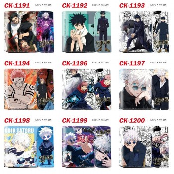 Jujutsu Kaisen anime snap wallet buckle purse