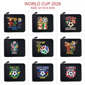 2026 Football FIFA World Cup zipper wallet purse