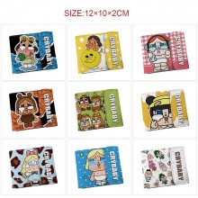 CRYBABY anime snap wallet buckle purse