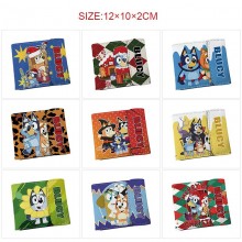 Bluey anime snap wallet buckle purse