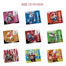 Undertale game snap wallet buckle purse