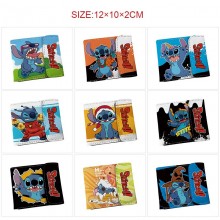 Stitch anime snap wallet buckle purse