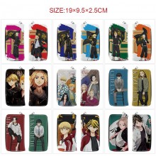 Tokyo Revengers anime long zipper wallet purse
