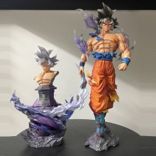 42cm Dragon Ball Ultra Instinct Son Goku Super Saiyan Anime Figure