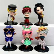 6pcs/set Naruto anime figures set(OPP bag)