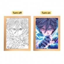 Naruto anime Led Photo Frame Lamp Painting Night Lights