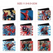 Super Hero Iron Spider man Super Man Batman wallet...