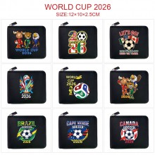 2026 Football FIFA World Cup zipper wallet purse