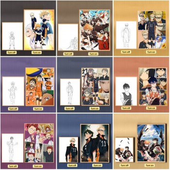 Haikyuu Led Photo Frame Lamp Painting Night Lights