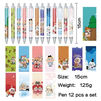 crybaby anime ballpoint pen ball pens(12pcs a set)