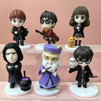 6Pcs/set Harry Potter anime figures(OPP bag)