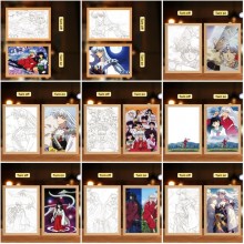 Inuyasha Led Photo Frame Lamp Painting Night Light...