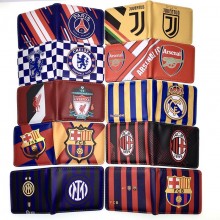 Football Arsenal Barcelona Real Madrid wallet purs...