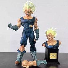 28cm Dragon Ball VF Majin Vegeta anime figure Replace Head