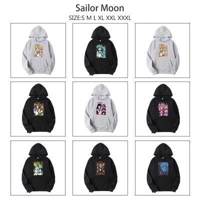 Sailor Moon anime Long Sleeve Hoodies Sweatshirts