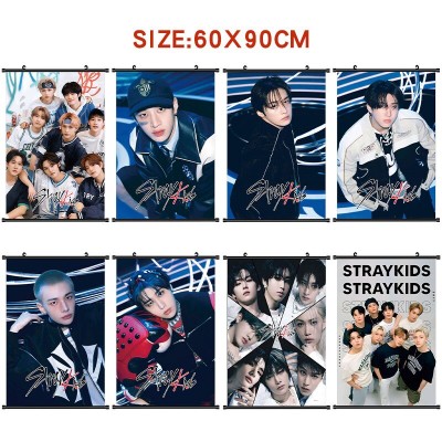 STRAY KIDS star wall scroll wallscrolls 60*90CM